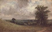 John Constable West End Fields,Hampstead,noon oil